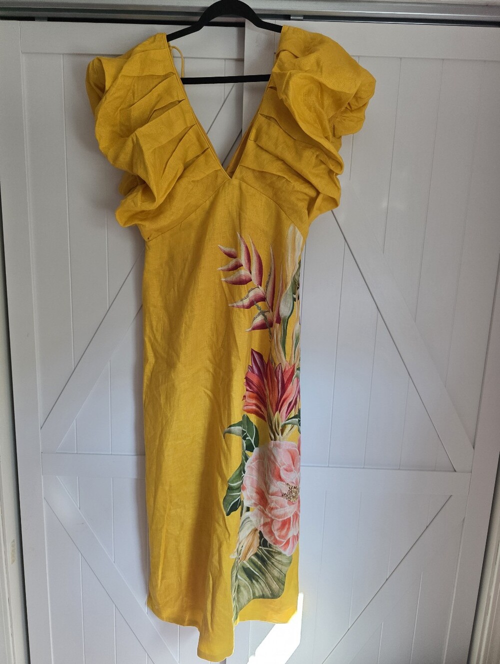 Farm Rio Off White Spring Awakening Mididress - Picture 6 of 7